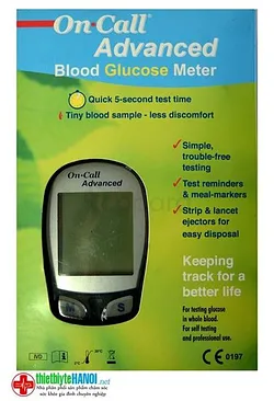 ON CALL ADVANCED BLOOD GLUCOSE METER REFERENCE 0197