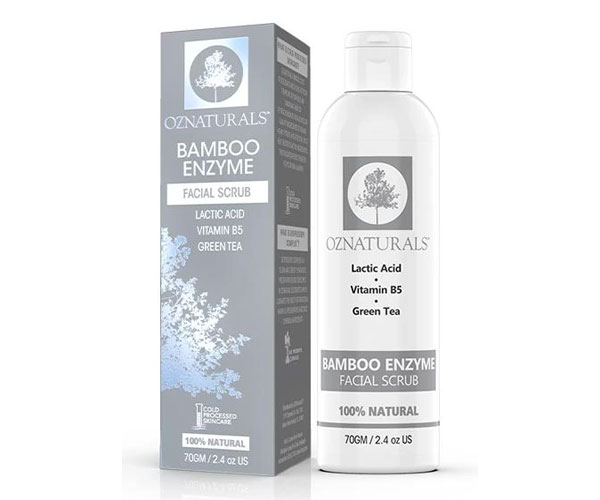 OZNATURALS EXFOLIANT FACIAL A L'ENZYME DE BAMBOO 70G