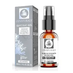OZNATURALS GLYCOLIC 30% MEDIUM STRENGTH MICRO PEEL 30ML
