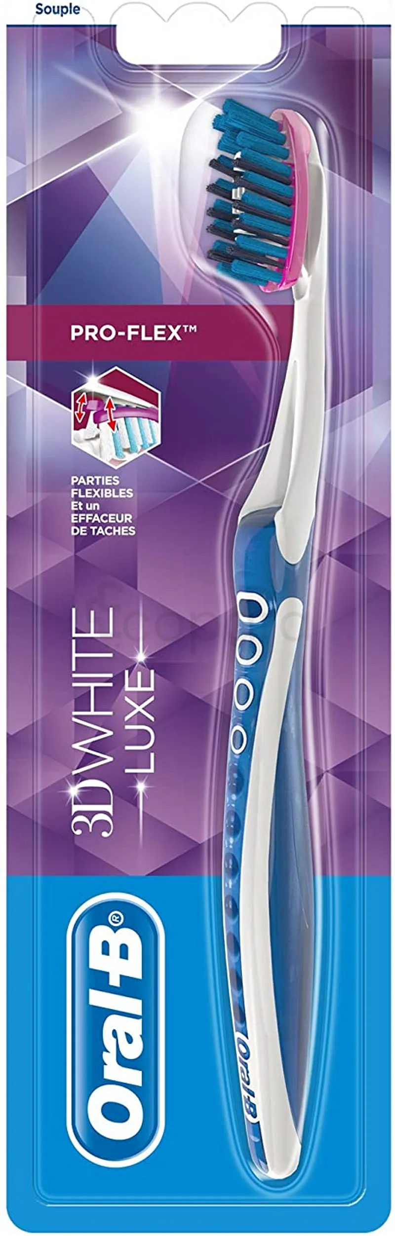 ORAL-B BROSSE 3D WHITE LUXE VIBRATES EXTRA SOUPLE