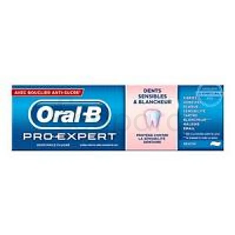 ORAL-B DENTIFRICE PRO EXPERT BLANCHIMENT SENSIBLE ET DOUX