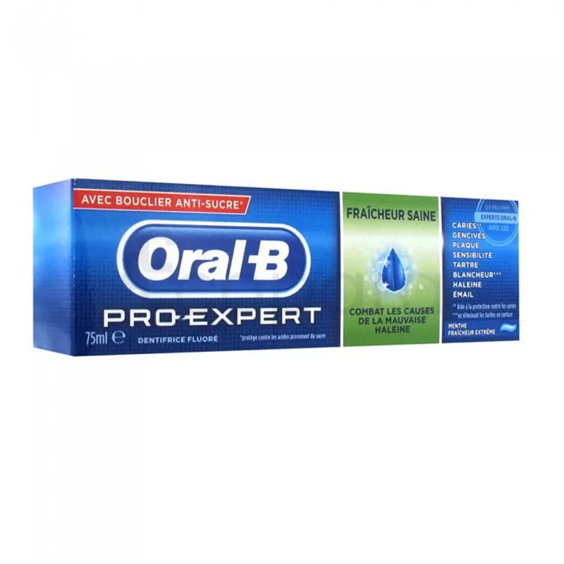 ORAL-B FRAICHEUR SAINE DENTIFRICE FLUORE 75ML