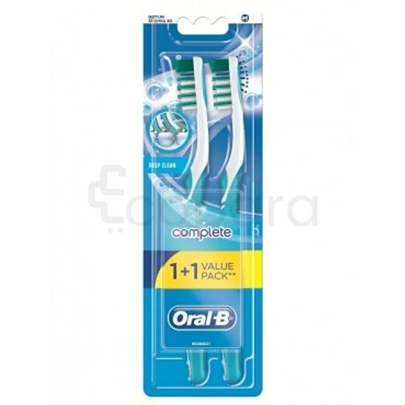 ORAL-B BROSSE A DENTS COMPLET DEEP CLEAN 1+1