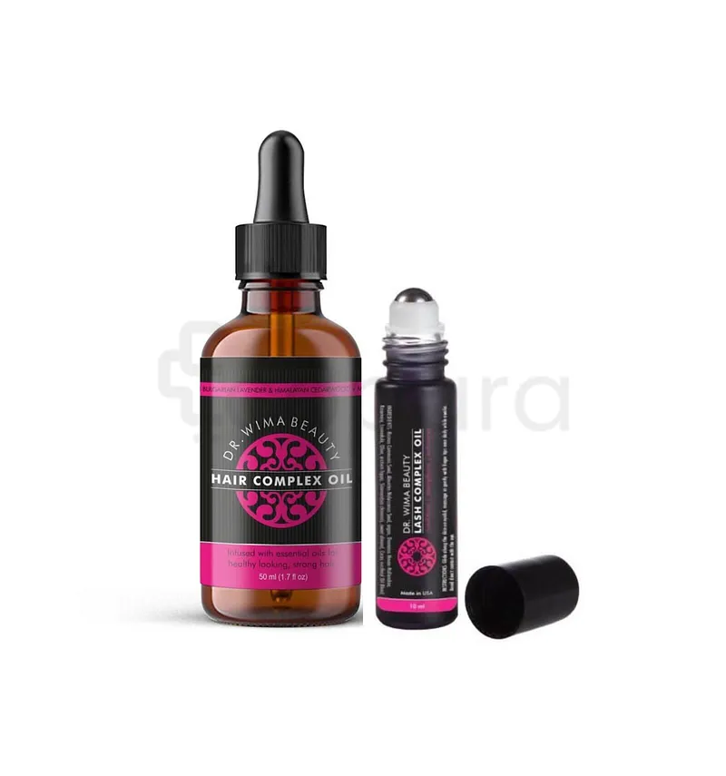 DR WIMA BEAUTY DUO SET FOR HAIR COMPLEX OIL 50ML + LASH COMPLEX OIL 10ML