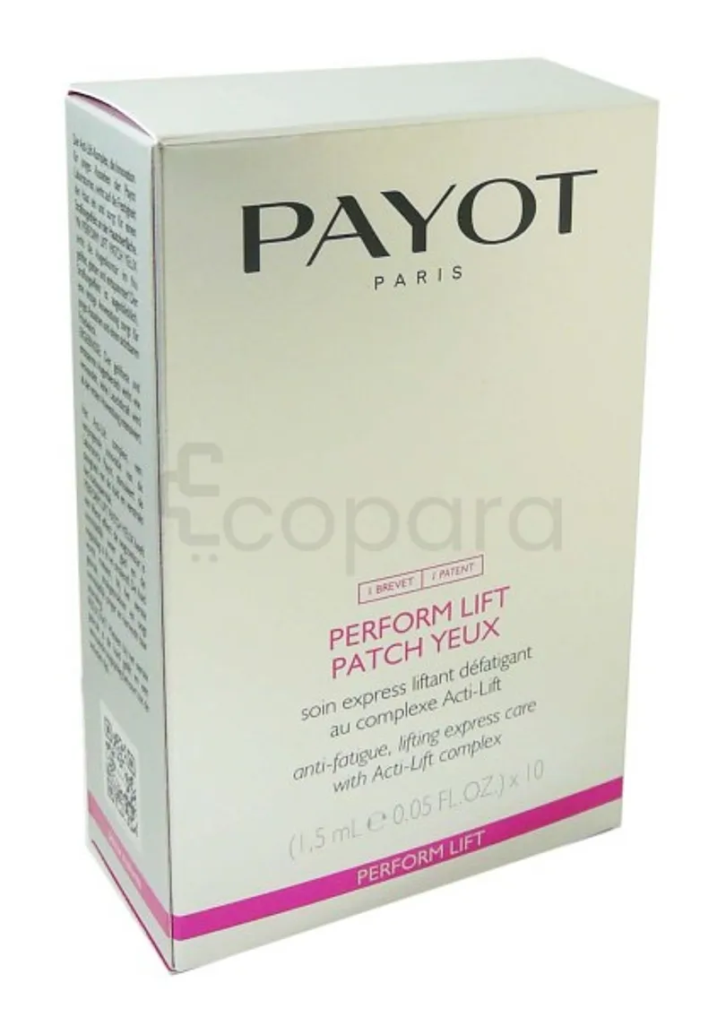 PAYOT PATCH YEUX PERFORM LIFT BOITE DE 10 PATCHS