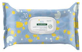 KLORANE BEBE LINGETTES NETTOYANTES DOUCEUR BOITE DE 70