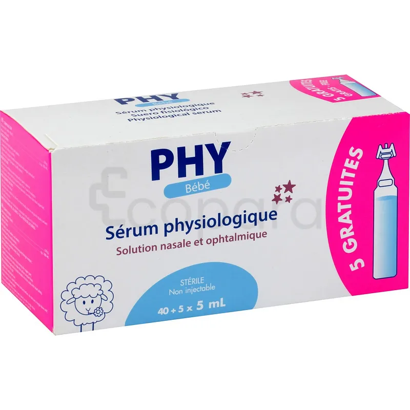 PHY SERUM PHYSIOLOQIQUE PAR UNITE