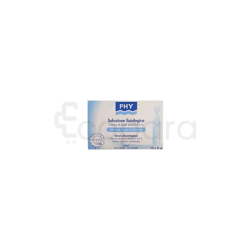 PHY SERUM PHYSIOLOGIQUE BOITE DE 12 UNITÉS
