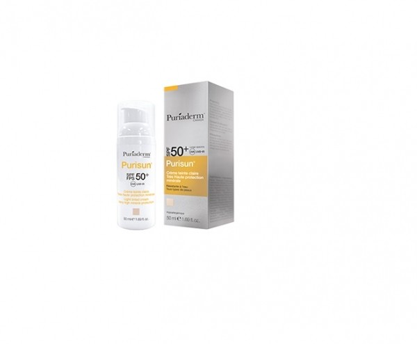 PURIADERM PURISUN ECRAN TEINTE CLAIRE SPF50+ 50ML