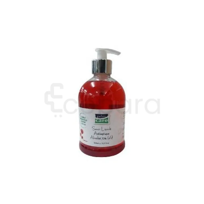 PRIMCARE SAVON LIQUIDE ANTISEPTIQUE COQUELICOT ALCOOLISE 70% 500ML