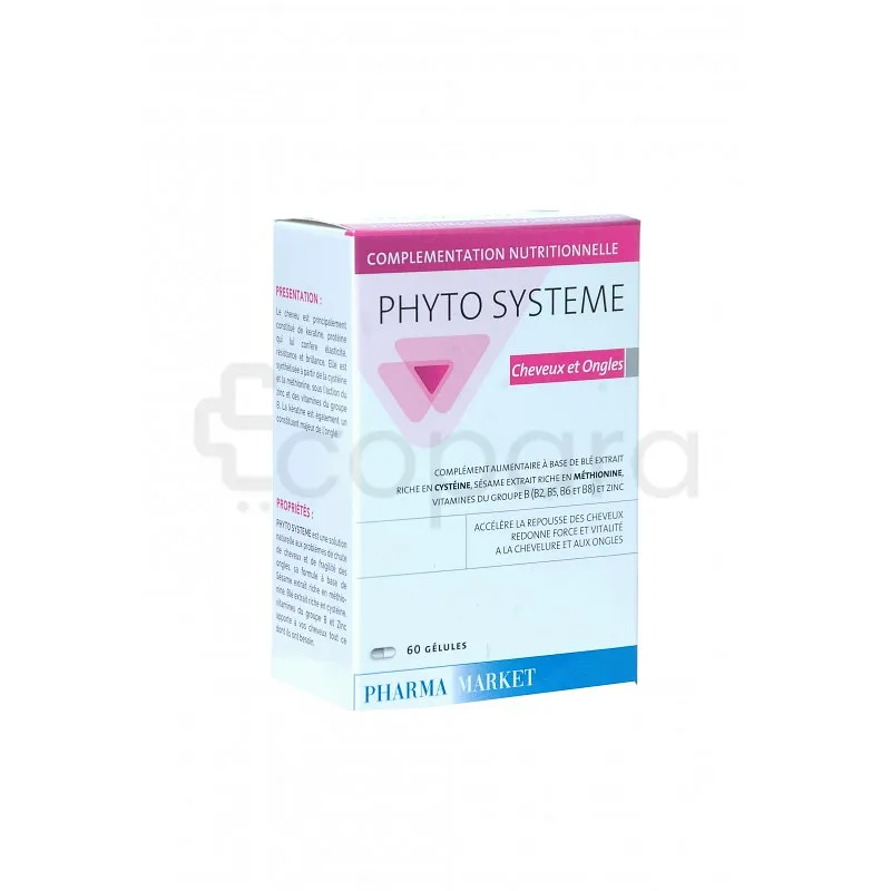 PHYTO SYSTEME CHEVEUX ET ONGLES BOITE DE 60 GELULES