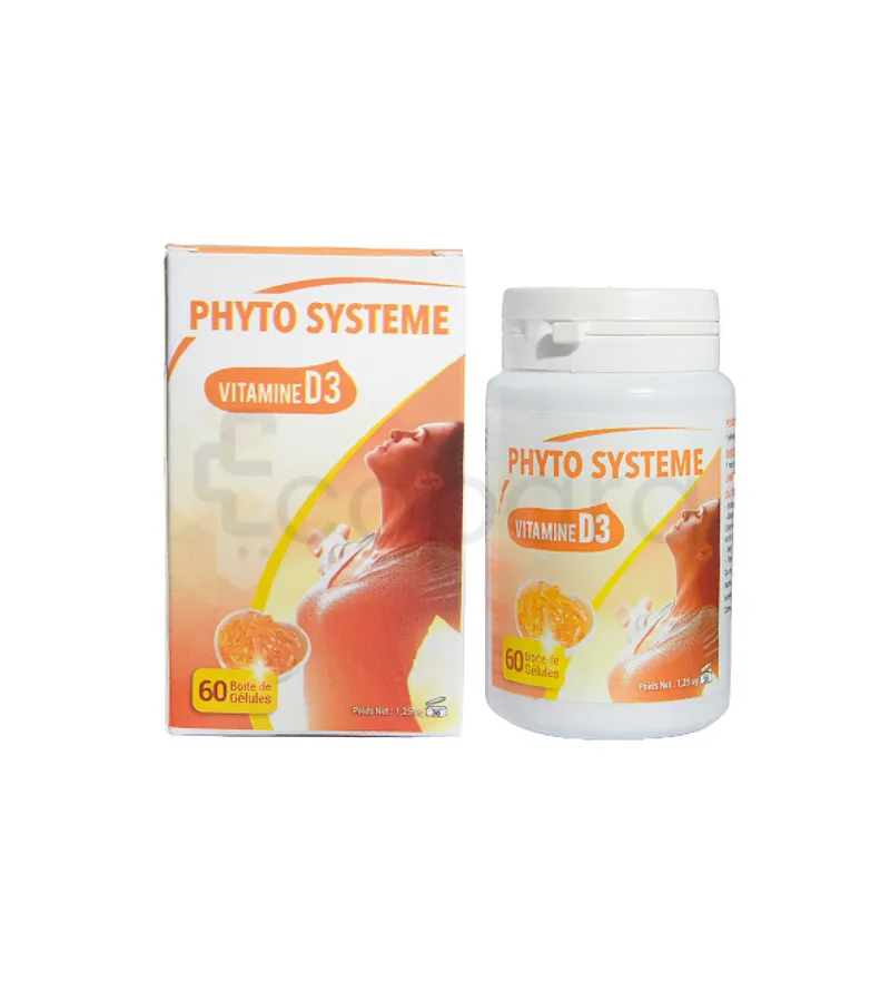 PHYTO SYSTEME VITAMINE D3 BOITE DE 60 GELULES