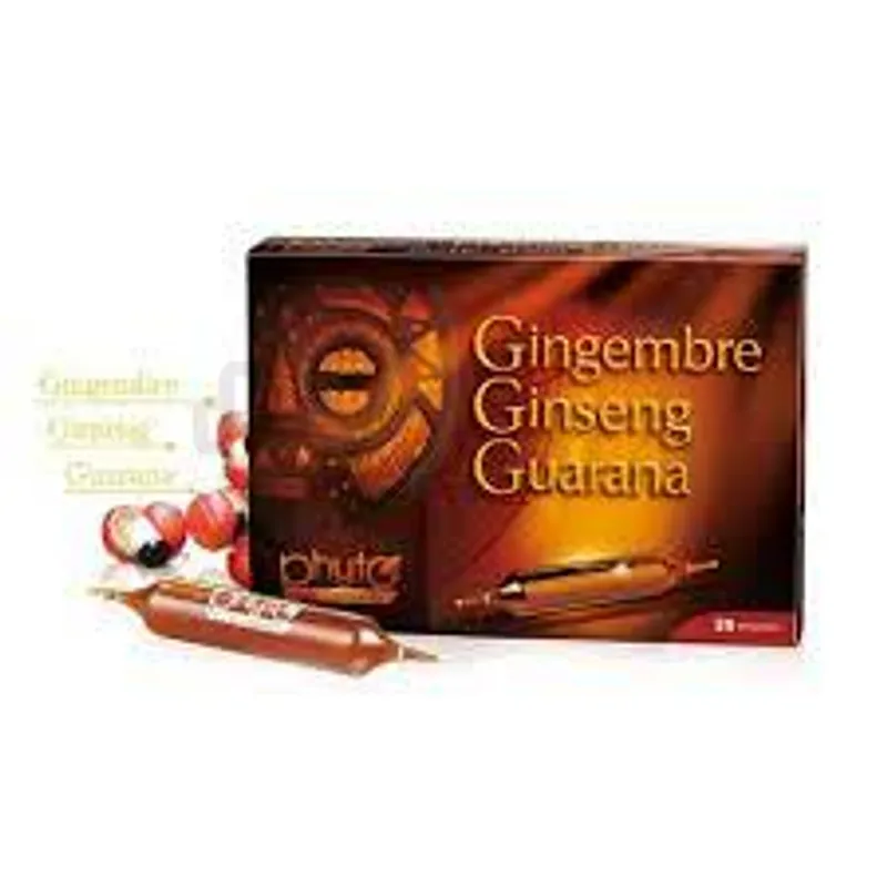 PHYTO CONSEILS GINGEMBRE GINSENG GUARANA BOITE DE 20 AMPOULES