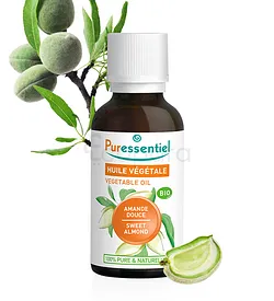 PURESSENTIEL HUILE VEGETALE AMANDE DOUCE BIO 30ML