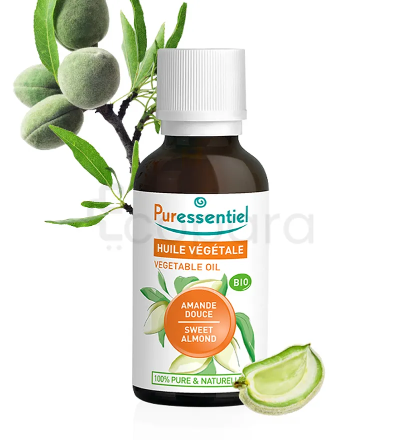 PURESSENTIEL HUILE VEGETALE AMANDE DOUCE BIO 30ML