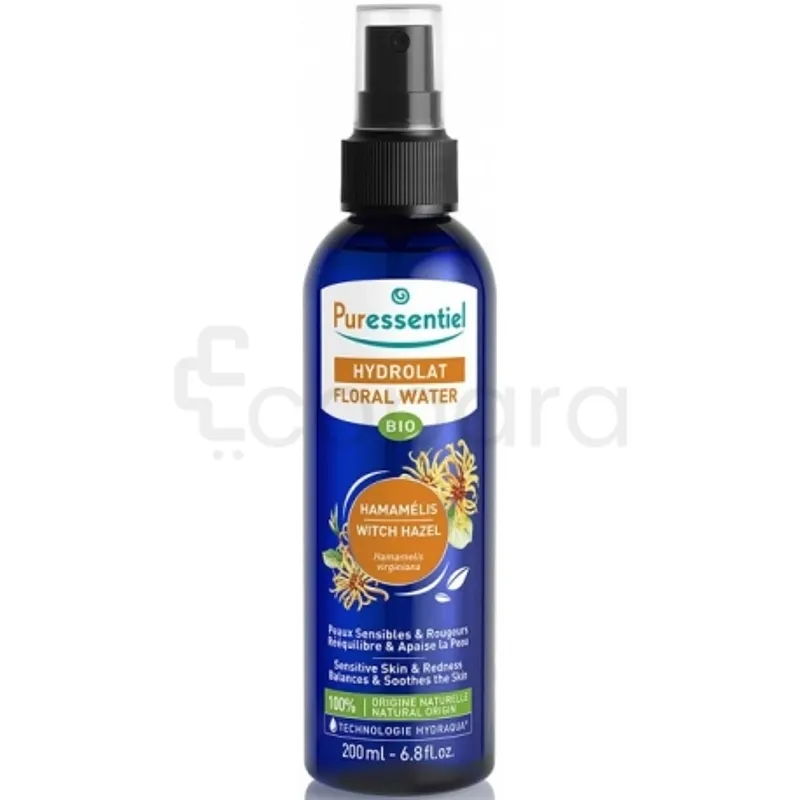 PURESSENTIEL HYDROLAT FLORAL WATER BIO DE HAMAMELIS 200ML