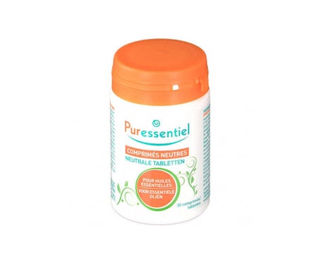 PURESSENTIEL COMPRIMES NEUTRES POUR HUILES ESSENTIELLES BOITE DE 30 COMPRIMES