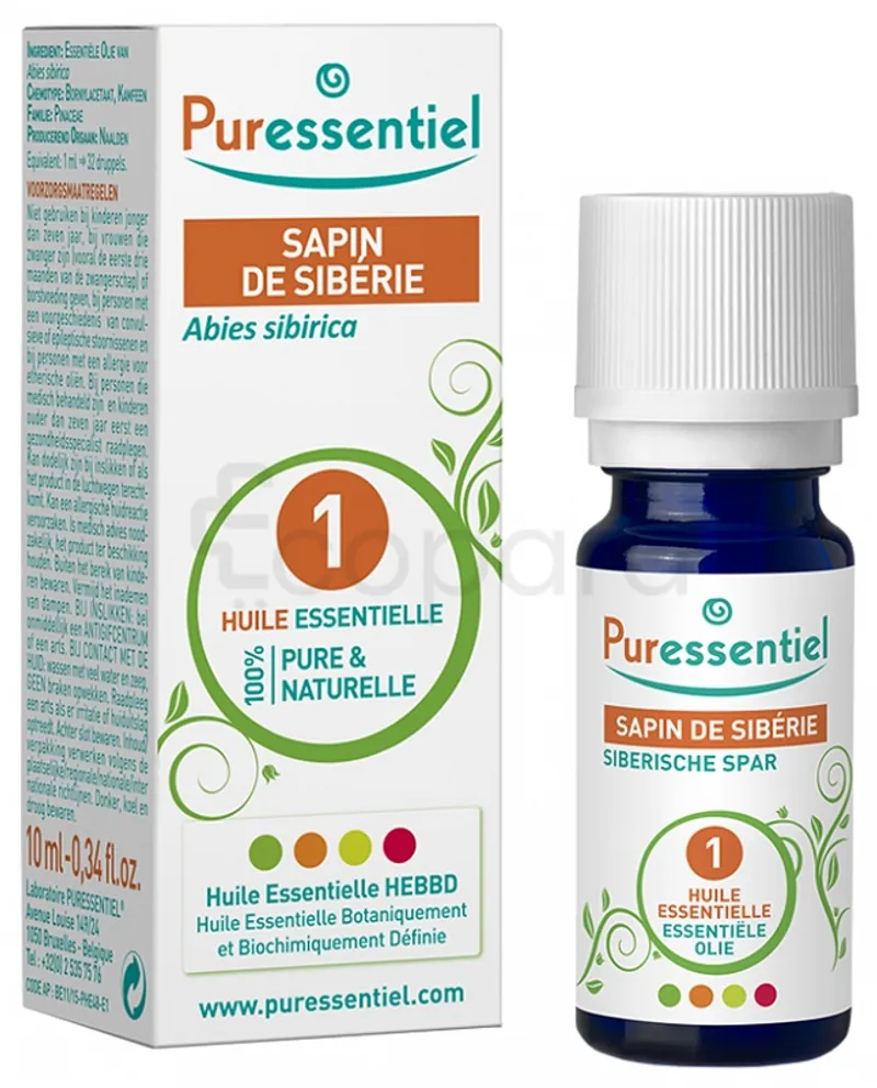 PURESSENTIEL HUILE ESSENTIELLE SAPIN DE SIBERIE 10ML