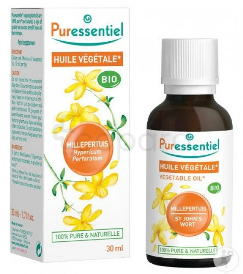 PURESSENTIEL HUILE VEGETALE MILLEPERTUIS 30ML