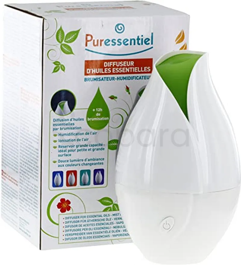 PURESSENTIEL DIFFUSEUR D'HUILES ESSENTIELLES BRUMISATEUR HUMIDIFICATEUR
