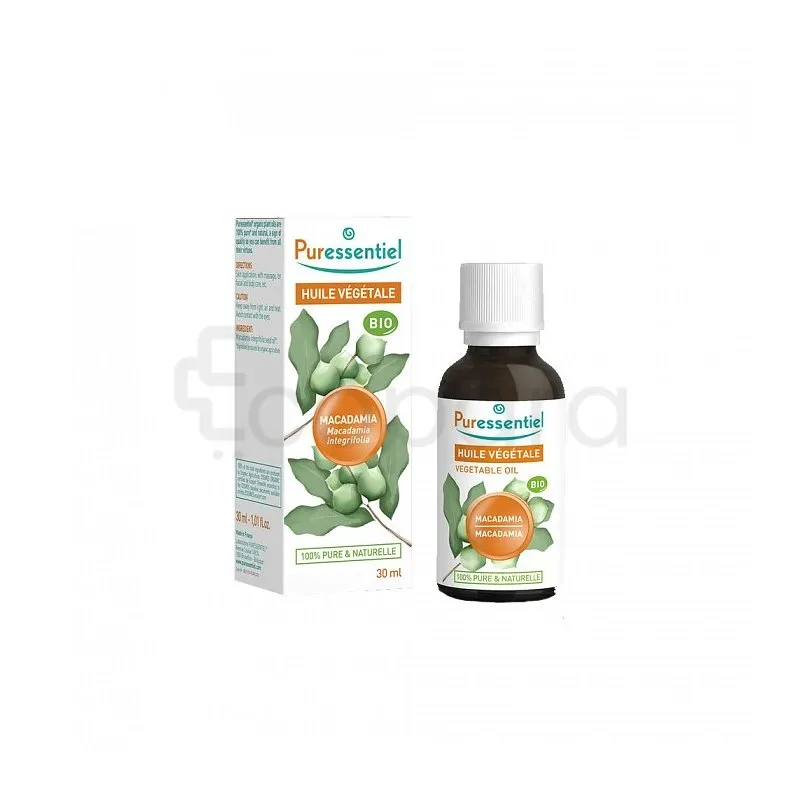 PURESSENTIEL HUILE VEGETALE BIO MACADAMIA 30ML