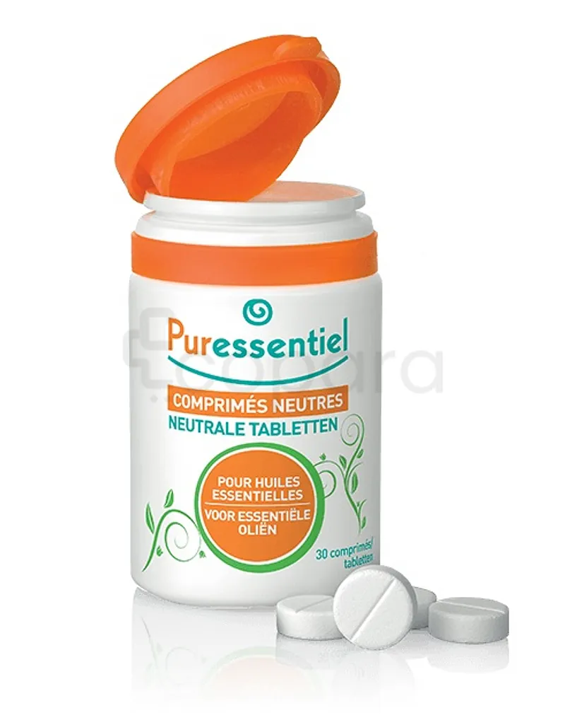 PURESSENTIEL NEUTRES POUR HUILES ESSENTIELLES BOITE DE 30 COMPRIMES