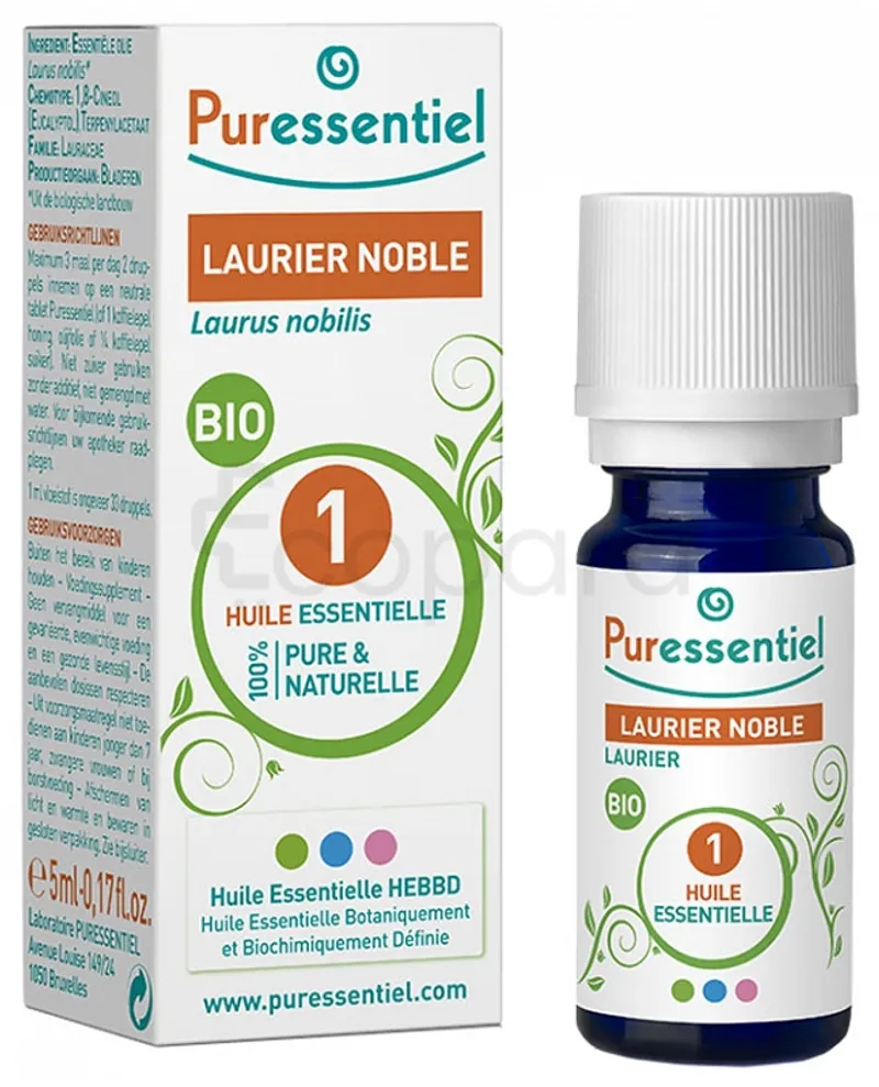 PURESSENTIEL HUILE ESSENTIELLE LAURIER NOBLE BIO 5ML