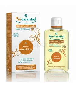 PURESSENTIEL EFFORT MUSCULAIRE HUILE DE MASSAGE BIO 200ML
