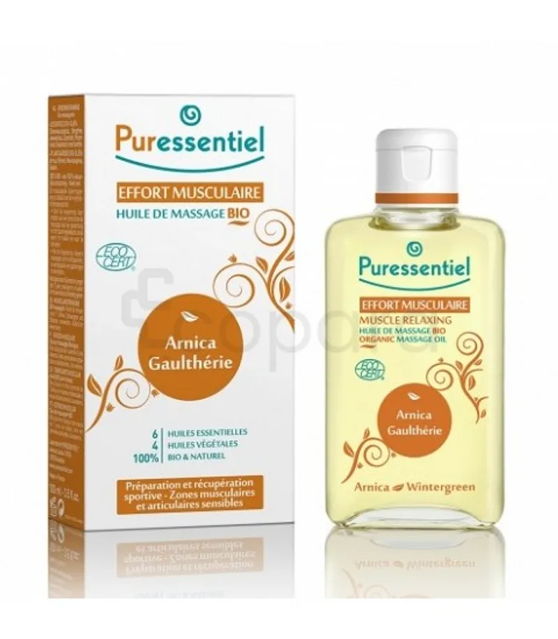 PURESSENTIEL EFFORT MUSCULAIRE HUILE DE MASSAGE BIO 200ML