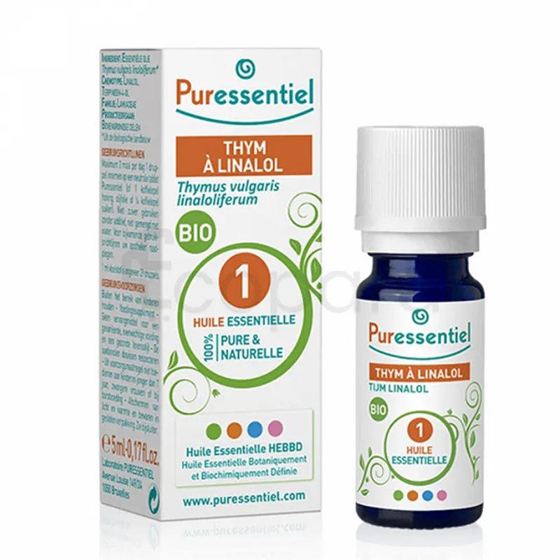 PURESSENTIEL HUILE ESSENTIELLE THYM A LINALOL 5ML