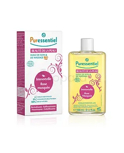 PURESSENTIEL HUILE  DE MASSAGE BEAUTE DE LA PEAU 100ML