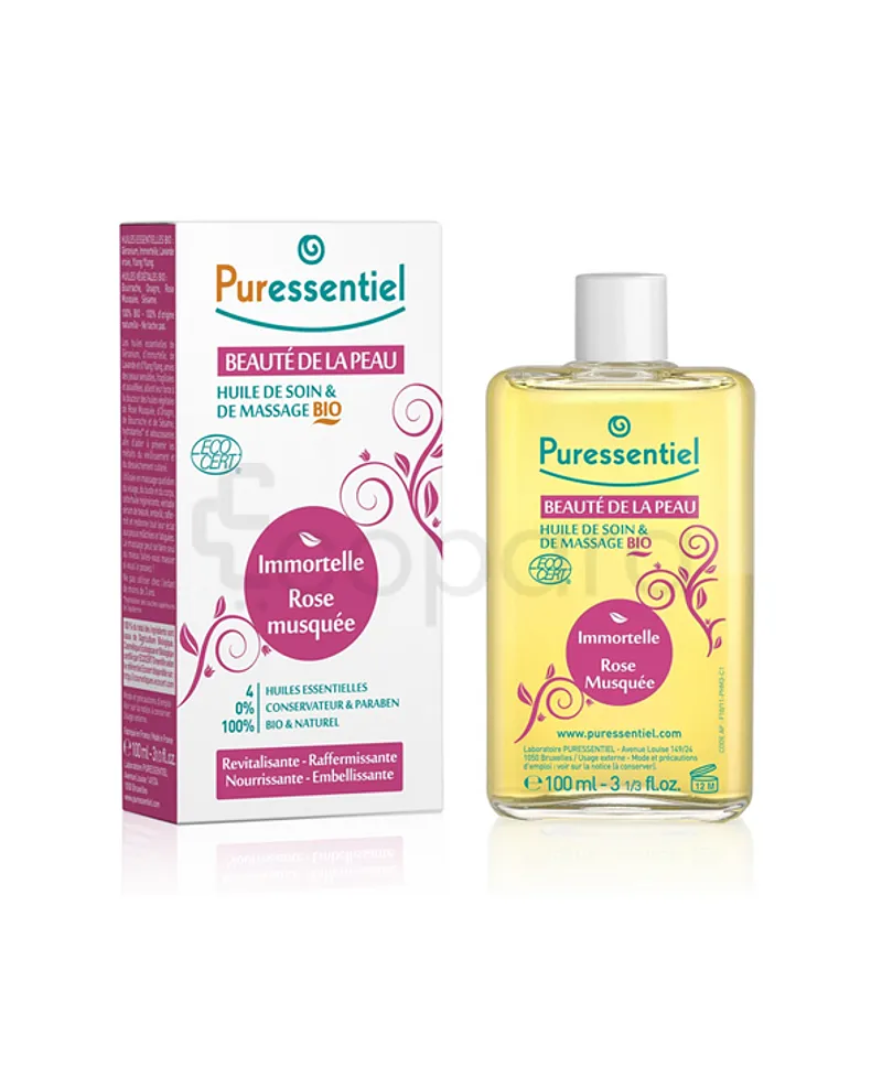 PURESSENTIEL HUILE DE MASSAGE BEAUTE DE LA PEAU 100ML