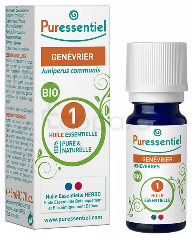 PURESSENTIEL HUILE ESSENTIELLE GENEVRIER BIO 5ML