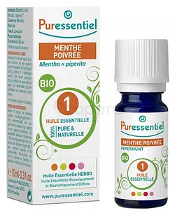 PURESSENTIEL HUILE ESSENTIELLE MENTHE POIVREE BIO 10ML