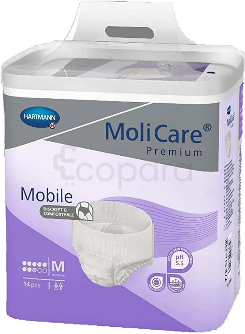 HARTMANN MOLICARE COUCHE MOBILE TAILLE M BOITE DE 14