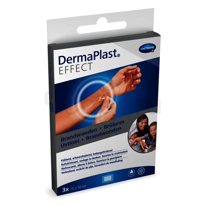 HARTMANN DERMAPLASTE BRULURES BOITE DE 3 REFERENCE 536241