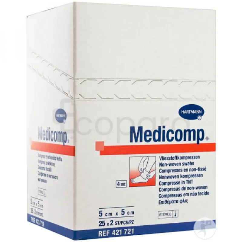 HARTMANN MEDICOMP COMPRESSE 5CM*5CM