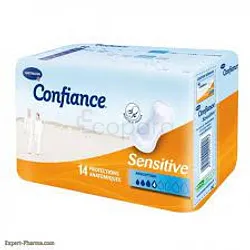 HARTMANN CONFIANCE SENSITIVE PROTECTION ANATOMIQUE BOITE DE 14