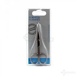 FORMES ET FLAMMES CISEAUX A ENVIES COURBES ACIER FORGE INOXYDABLE POLI REFERENCE 80