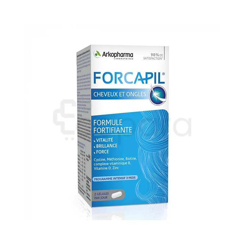 FORCAPIL CHEVEUX ET ONGLES BOITE DE 180 GELULES