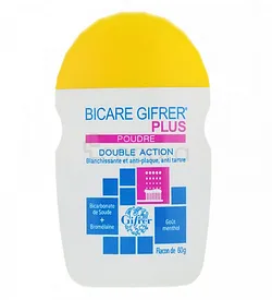 GIFRER BICARE PLUS POUDRE BLANCHEUR 60G