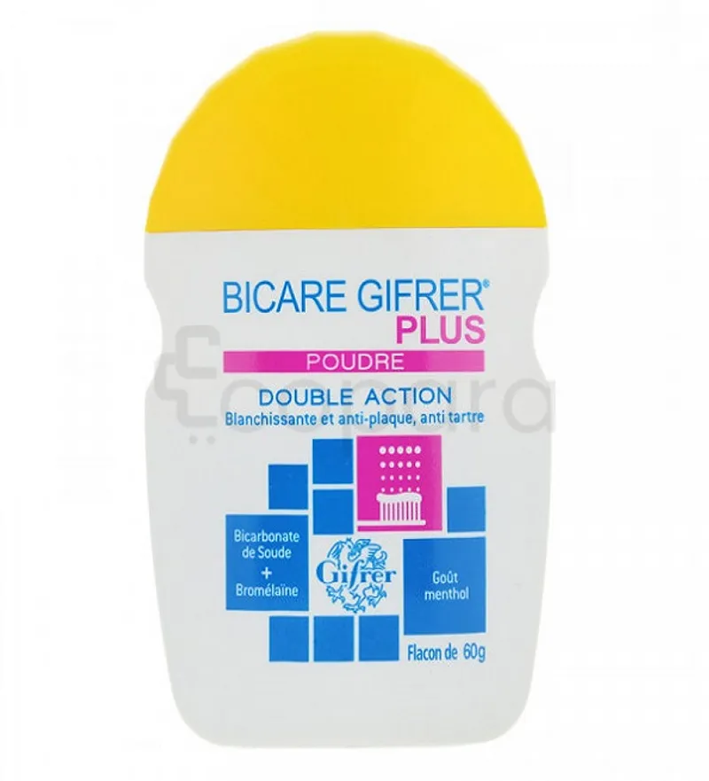 GIFRER BICARE PLUS POUDRE BLANCHEUR 60G