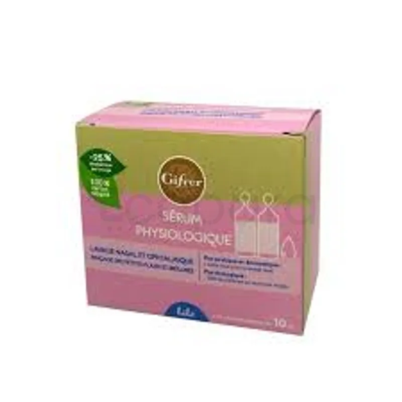 GIFRER SERUM PHYSIOLOGIQUE 10ML BOITE DE 5