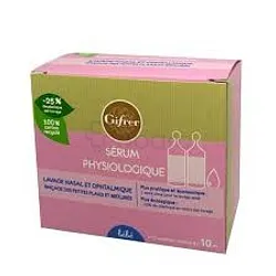 GIFRER SERUM PHYSIOLOGIQUE 10ML BOITE DE 10