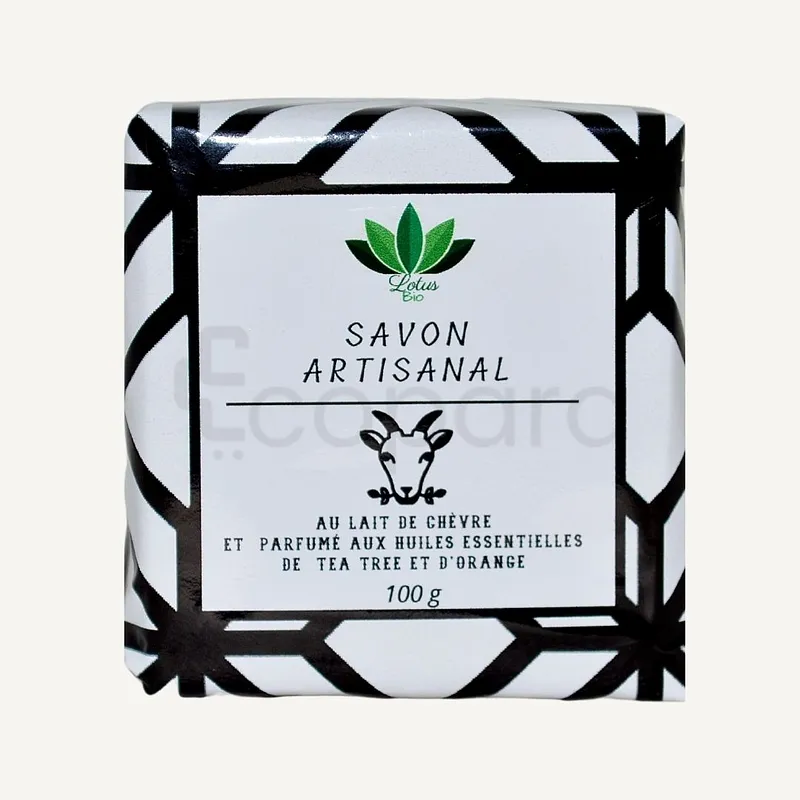 LOTUS BIO SAVON ARTISANAL AU LAIT DE CHEVRE ET TEA TREE 120G