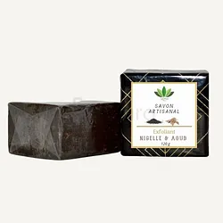 LOTUS BIO SAVON ARTISANAL EXFOLIANT AU NIGELLE ET OUD 120G