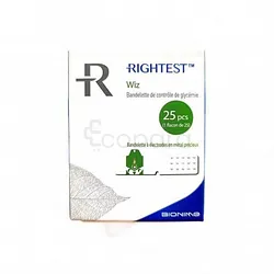 BIONIME BANDELETTES RIGHTEST WIZ BOITE DE 25 REFERENCE GS570B25