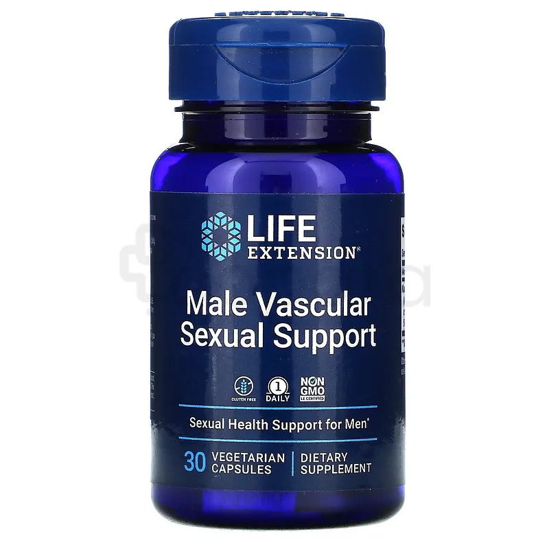 LIFE EXTENSION MALE VASCULAR SEXUAL SUPPORT BOITE DE 30 CAPSULES