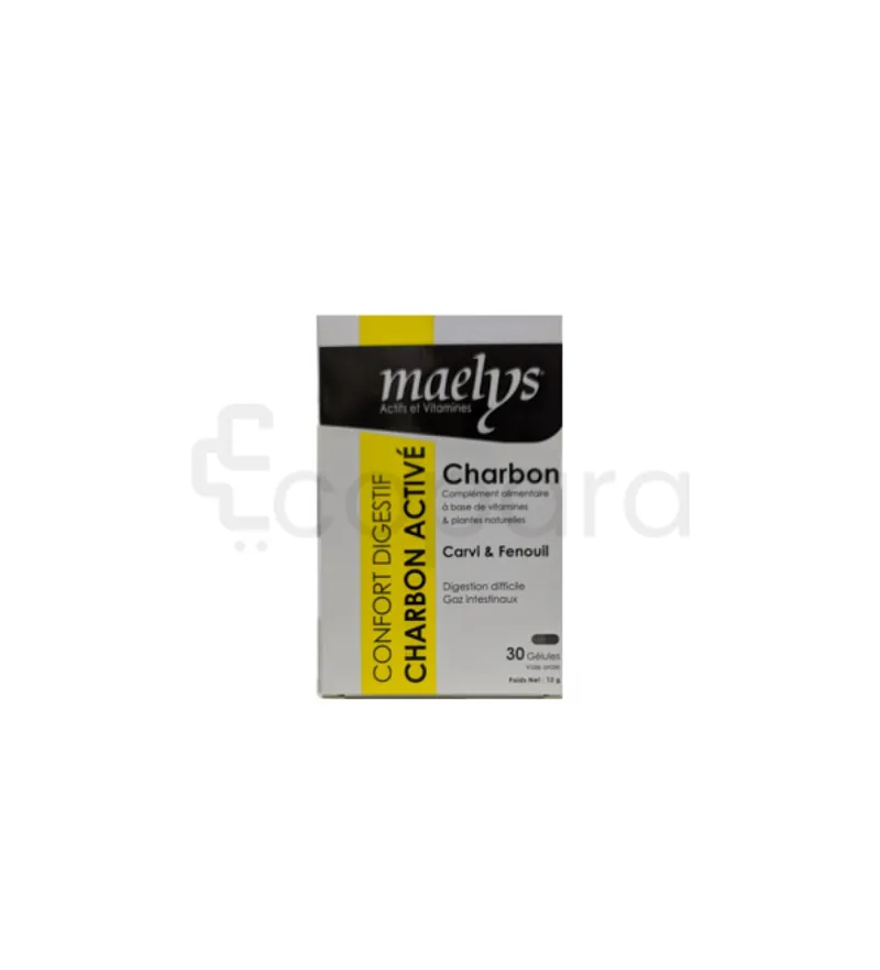 MAELYS CHARBON BOITE DE 30 GELULES