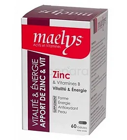 MAELYS ZINC BOITE DE 60 GELULES